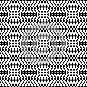 Seamless lattice pattern. Black repeating grid background.