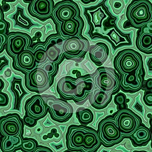 Seamless lawny malachite pattern