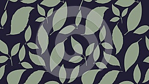 Seamless leaf pattern. Floral stylish background. Texture. Aspect ratio, full hd, 4K, for a widescreen display