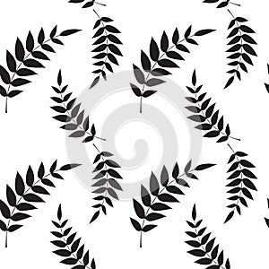 Seamless leaf wallpaper