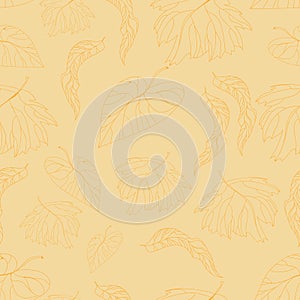 Seamless Leaves Background