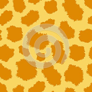 Seamless leopard fur pattern