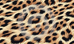 Leopard fur pattern texture background.
