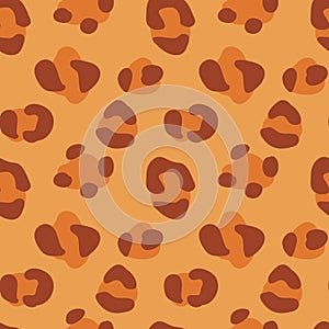 Seamless Leopard fur pattern texture.