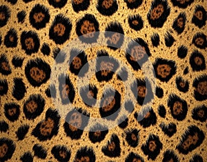 Seamless Leopard fur texture design, decorative background, print for textile