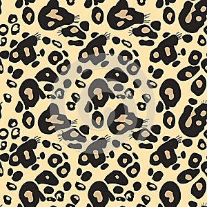 Seamless Leopard Print Pattern
