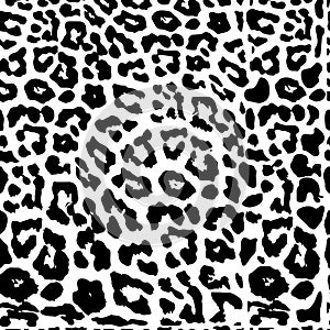 Seamless leopard print. Vector pattern, texture, background