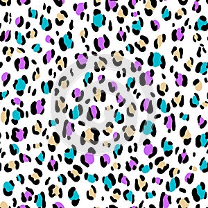 Seamless  Leopard Skin Pattern for Textile Print for printed fabric design for Womenswear, underwear, activewear kidswear a