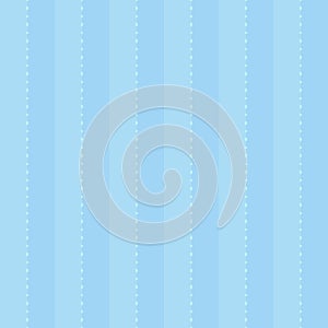 Seamless light blue background with vertical stripes and rhombuses. Flat, minimal, clean pattern for cloth, textile, fabric