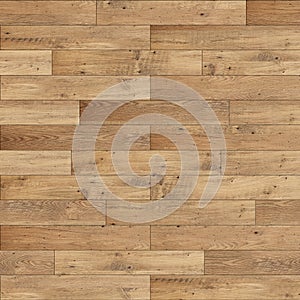 Seamless light brown parquet texture