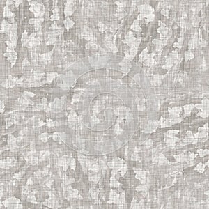 Seamless light grey woven collage linen texture background. Flax hemp fiber natural pattern. Organic fibre close up