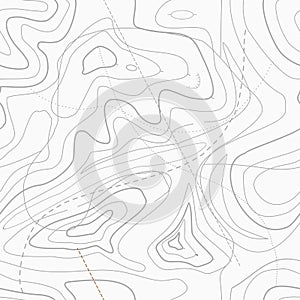 Seamless Light topographic map photo