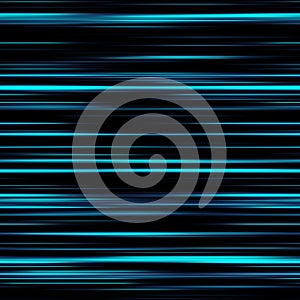 Seamless light trail pattern on black background