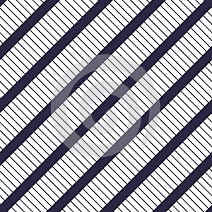 Seamless lines vector minimalistic pattern, abstract background. Simple geometric design. Diagonal parallel stripes. Single color