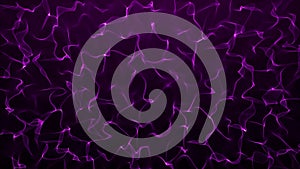 Seamless Loop Abstract Fractal Purple Turbulence Lines Waving Smoke Background