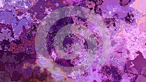 Seamless loop video - watercolor splotch liquid effect - velvet violet purple lilac amethyst iris orchid color