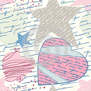 Seamless love letters