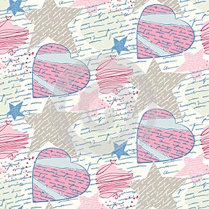 Seamless love letters