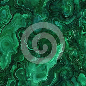 seamless malachite texture with flowing green pattern