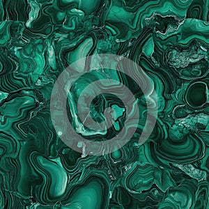 seamless malachite texture with flowing green pattern