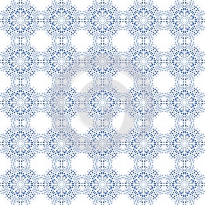 Seamless mandala pattern in moroccan arabic style