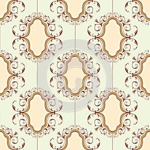Seamless medallion pattern