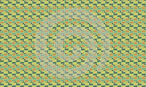 Seamless Memphis Pattern with Geometric Abstract Elements