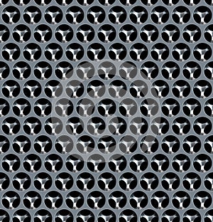 Seamless Metallic Texture. Futuristic Metallic Background