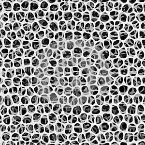 Seamless Micro Bone structure in vector design