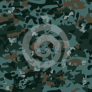 Seamless military camouflage pattern.
