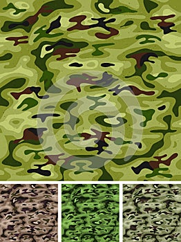 Seamless Military And Hunting Camo