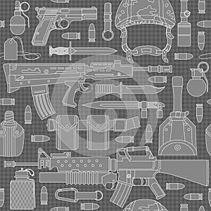 Seamless military pattern 01