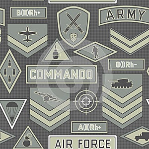 Seamless military pattern 10