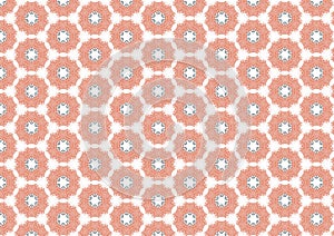 Seamless Modern Decorative Flower Shell Pattern