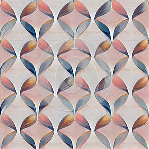 Seamless modern organic pattern colorful
