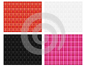 Seamless modern Thai plaid pattern, vector