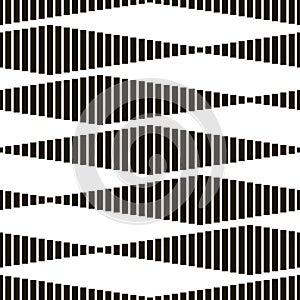 Seamless Monochrome Geometric Pattern