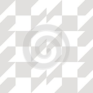 Seamless monochrome geometry vector pattern. Abstract ornament.