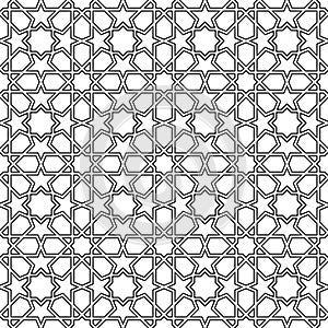 Seamless moroccan mosaic