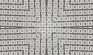 Seamless Mosaic. Monochrome Leaf Kaleidoscope. Grey Batik Card. Monochrome Kaleidoscope People. Stained Glass Rose. White Modern
