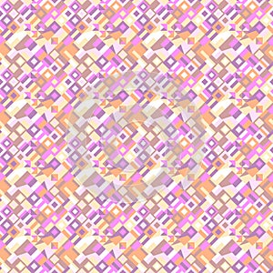 Seamless mosaic pattern background design - colorful vector graphic
