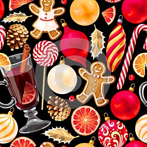 Seamless mulled wine