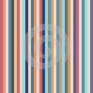 Seamless Multicolor Striped Pattern, Vertical Lined Background Ready for Textile Prints.