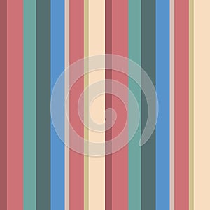 Seamless Multicolor Striped Pattern, Vertical Lined Background Ready for Textile Prints.