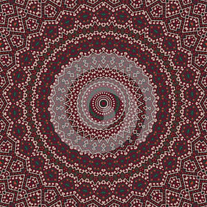 Seamless multicoloredl mandala pattern