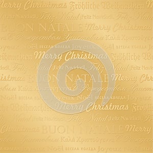 Seamless multilingual christmas pattern (vector)