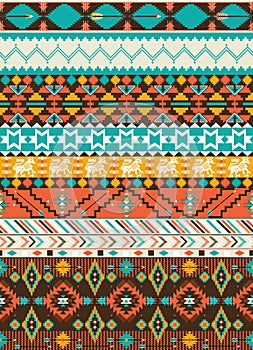 Seamless navajo geometric pattern