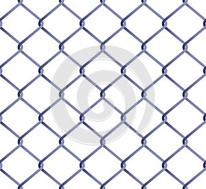 Seamless net rabitz fence pattern. Metal wire mesh background.