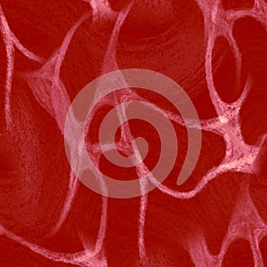 Seamless Neuron Cell. Neuro Ornate Pattern. Human Neuron Cell. Crayon Spiral Background. Anatomic Swirled Print. Blood Vessel