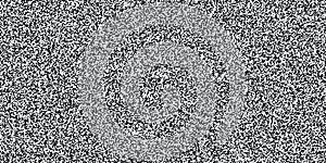 Seamless no signal transmission error black and white TV static noise pattern